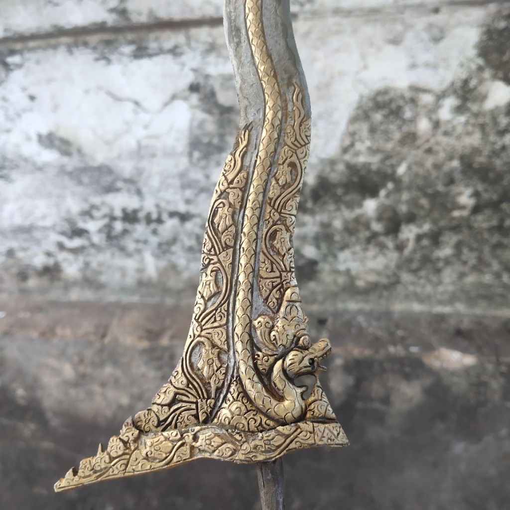 Keris Nogo Sosro Kinatah Pamor Pedaringan kebak