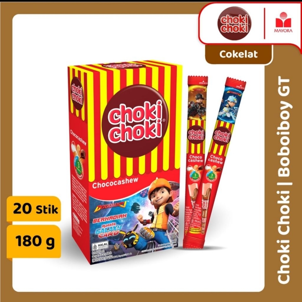 

Choki Choki 180gr 20 Stik Tanpa Hadiah