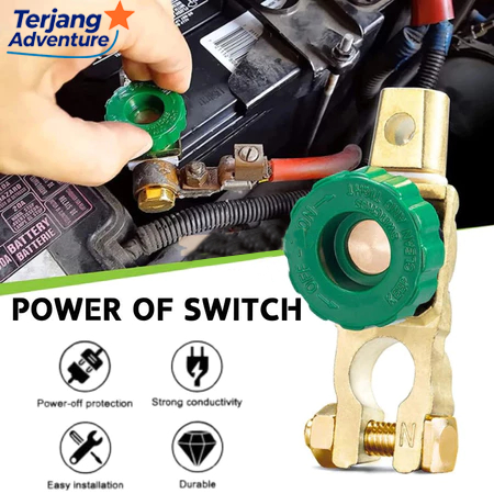 Pelindung Sakelar Pemutus Aki Mobil Universal Cut-off Switch Protector Battery Aksesoris Mobil Aki C