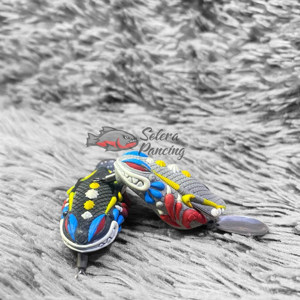 SOFT FROG THAILAND 3D Lure RAPTOR 3,5cm Umpan Pancing Casting Gabus, Toman