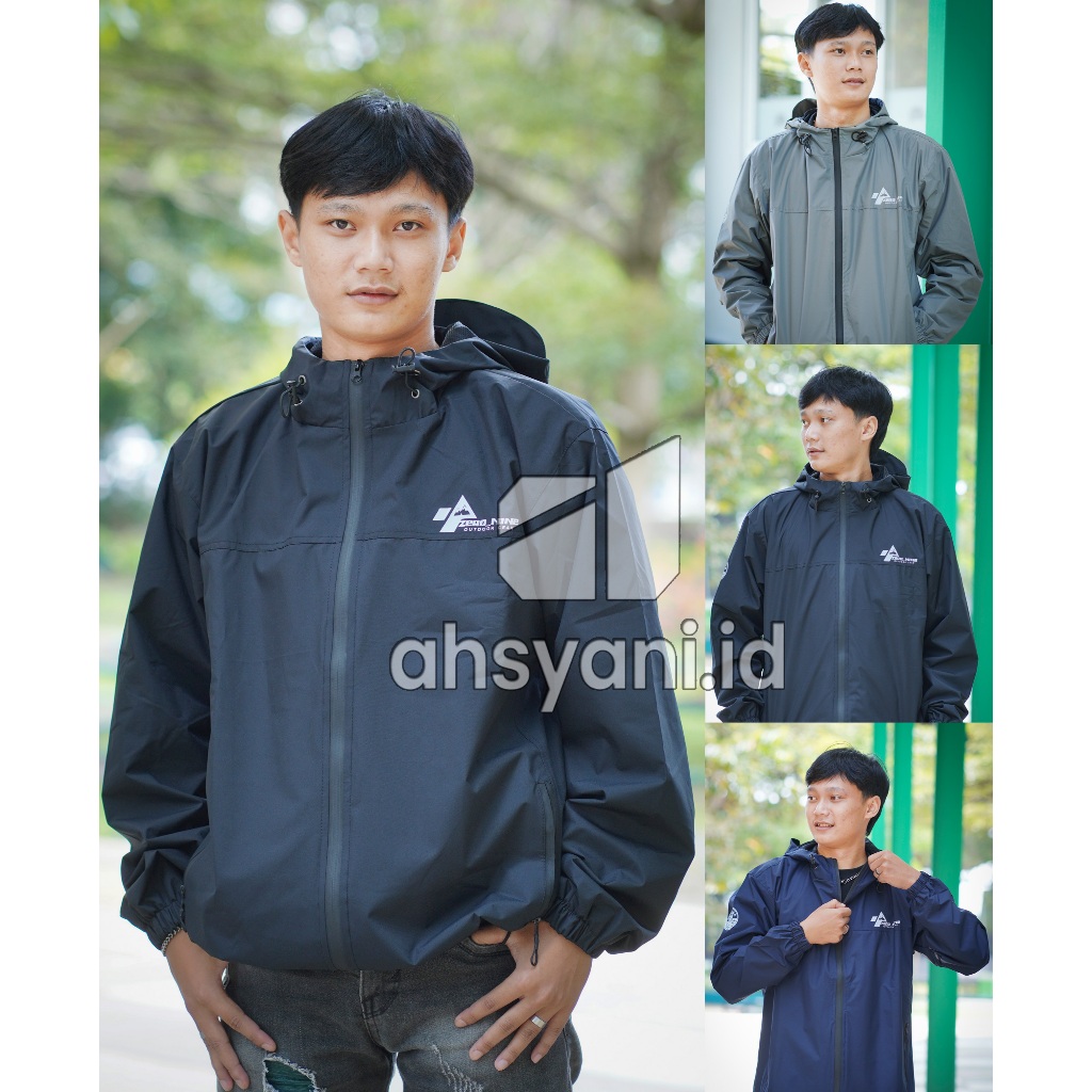 Jaket Parasut Outdoor Waterproof Original Zero Nine anti Air