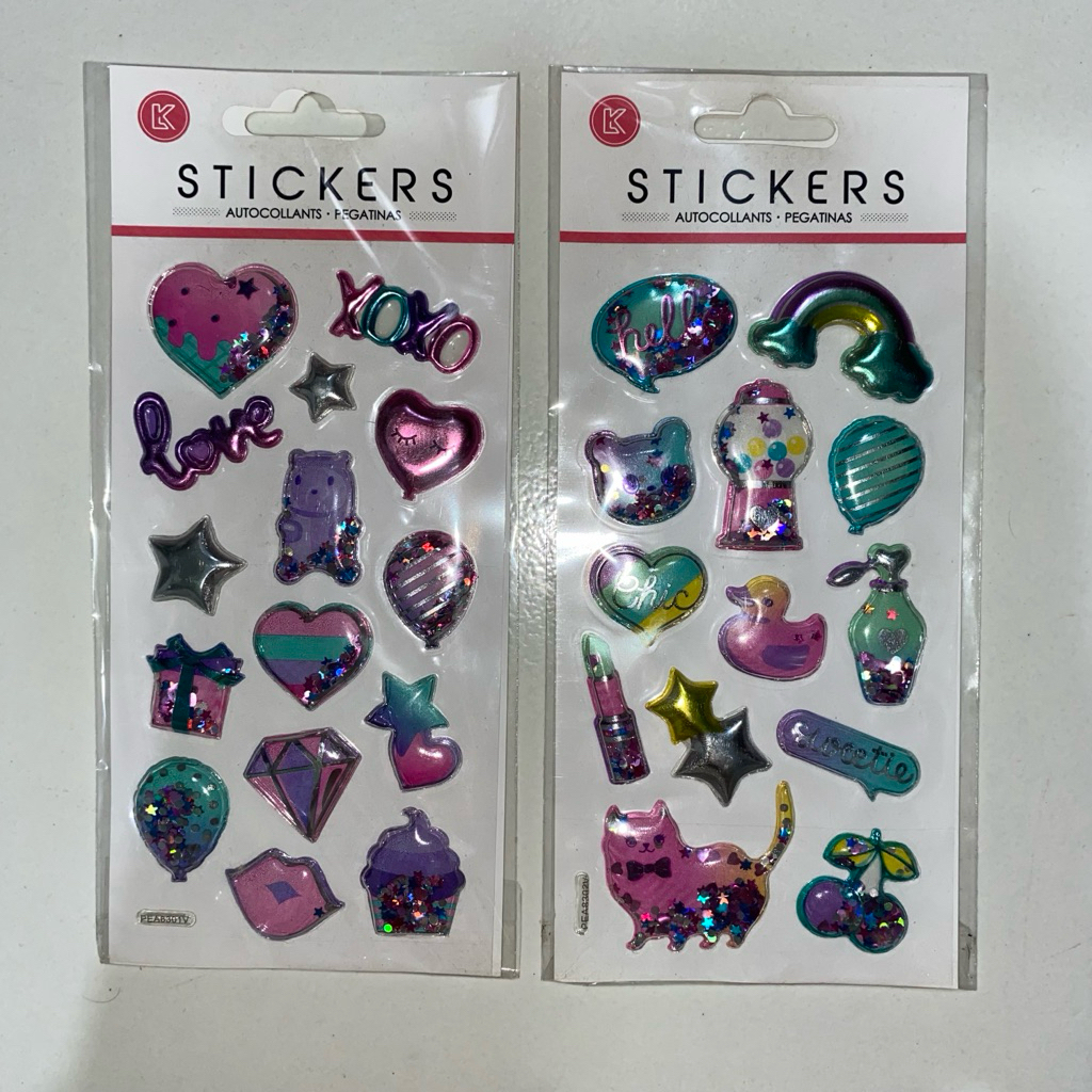 

Sticker party timbul warna logo (SEALED)