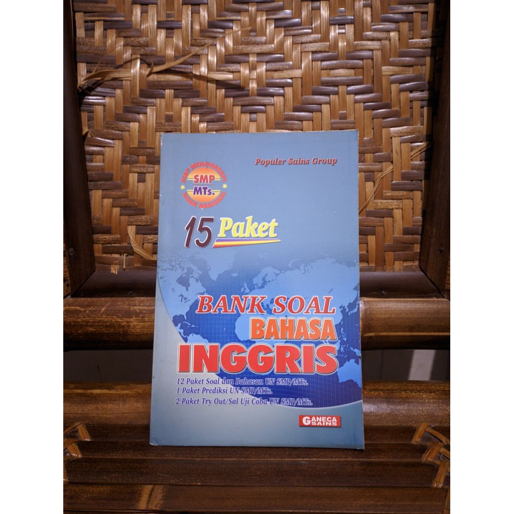 Buku 15 Paket Bank Soal Bahasa Inggris Untuk Smp/Mts