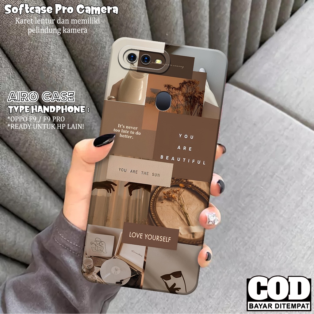 Softcase OPPO F9/ F9 PRO Terbaru Case OPPO F9/ F9 PRO Terbaru Fashion Case AESTHETIC Casing OPPO F9/