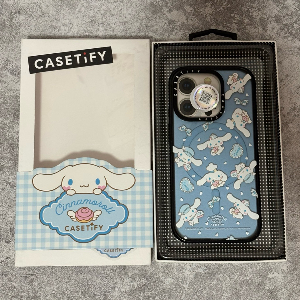 Preloved - Original CASETIFY Cinnamoroll Dessert Pattern Case for iPhone 15 Pro