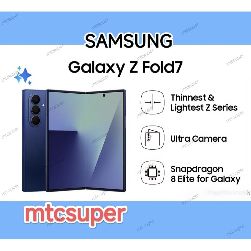 SAMSUNG GALAXY Z FOLD 7 12GB/256GB | 512GB | Hp Lipat AI | Kamera 200MP