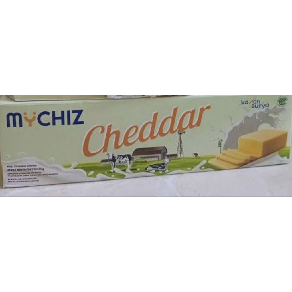 

CREAM.CHEESE CHEESY - DAIRYGOLD CHEDDAR KEMASAN 2KG