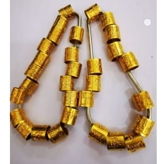 RING BURUNG | 40 KUNINGAN  UKIR 1CM | CUSTOM CETAK NAMA | MERPATI | PERKUTUT | MURAI | CENDET