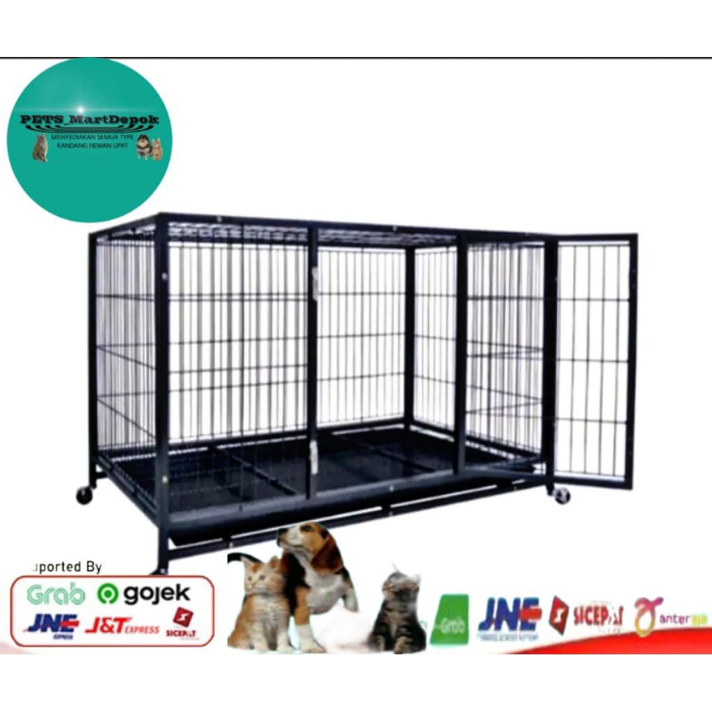 KANDANG ANJING BAHAN BESI KOKOH SIZE XXL JUMBO TERLARIS