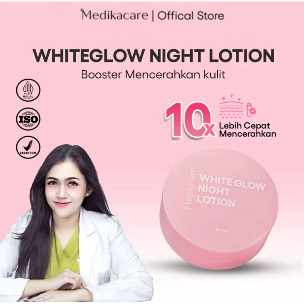[ORIGINAL] White Glow Night Lotion MEDIKACARE