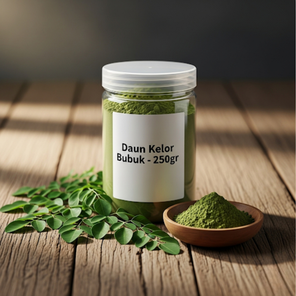 

Daun Kelor Bubuk Premium 100gr / 250gr | Moringa Powder Organik Murni | Superfood Herbal Kaya Nutrisi untuk Kesehatan