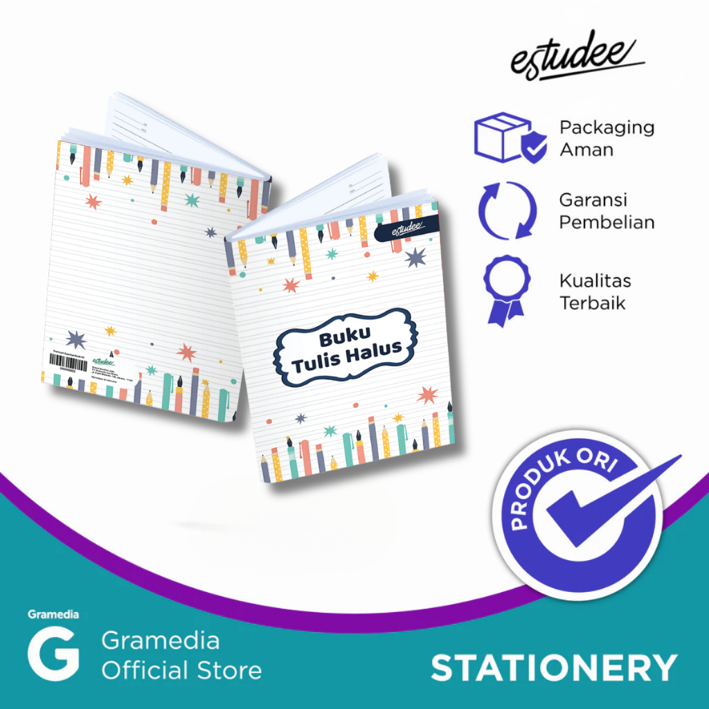 

Gramedia Tunjungan : Estudee Buku Tulis Halus K