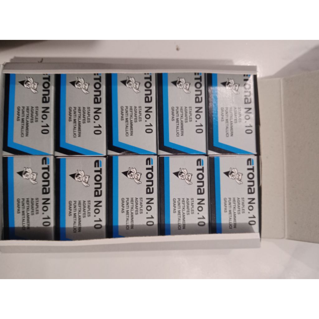 

(10 PAK ) ISI STAPLES REFILL MEREK ETONA NO 10