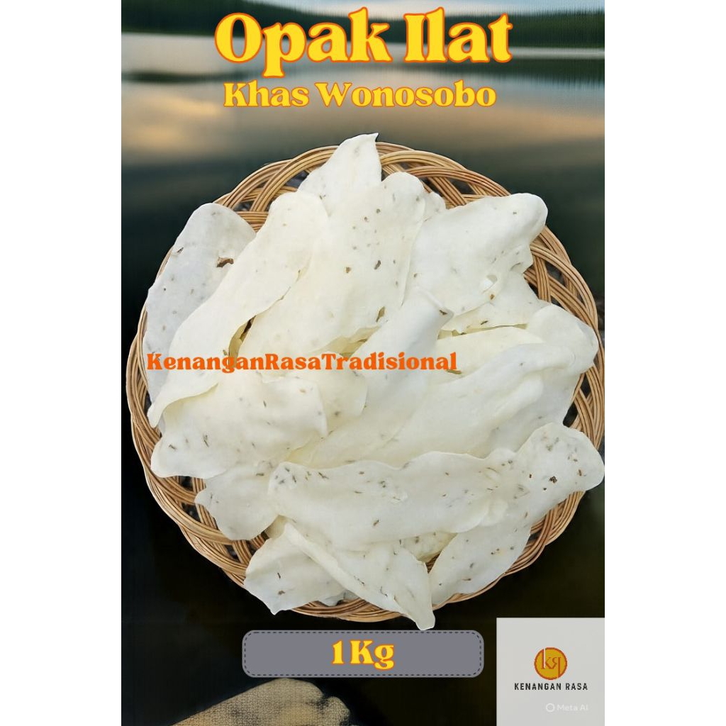 

Opak Ilat Khas Wonosobo 1kg – Camilan Tradisional Renyah Gurih | Snack Jadul Enak Menggoda