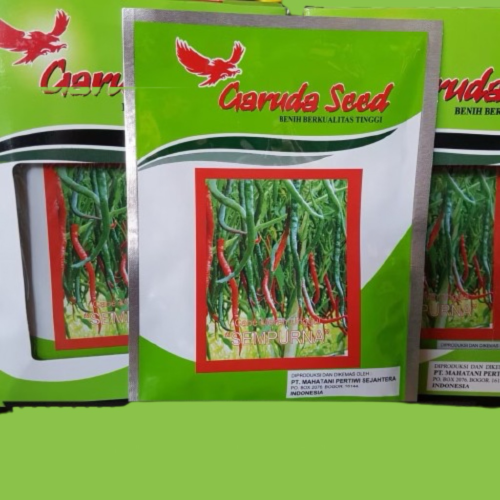 Sempurna 10gr Benih Cabe Keriting Garuda Seed Cmk Tavi