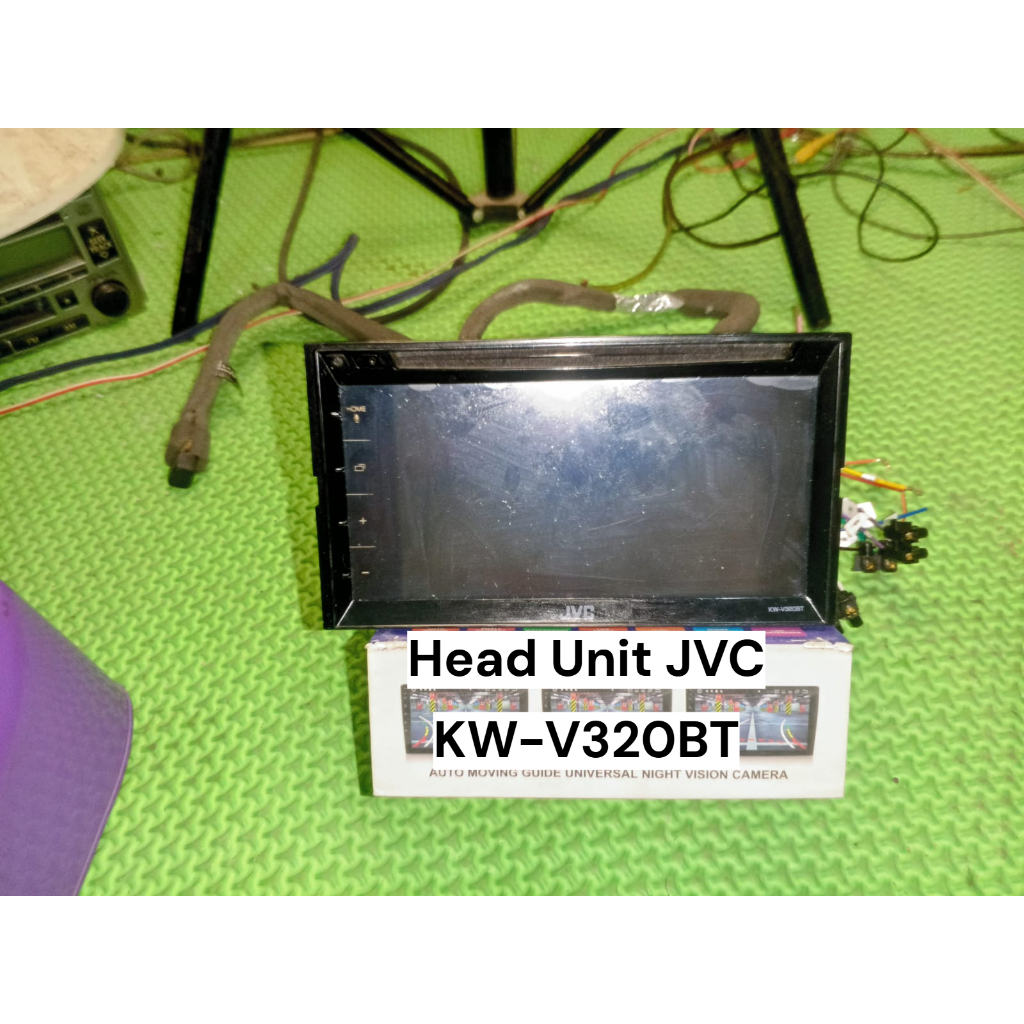 Tape Mobil Head Unit Ori Honda Double Din JVC KW-V320BT | Kondisi Bekas Normal