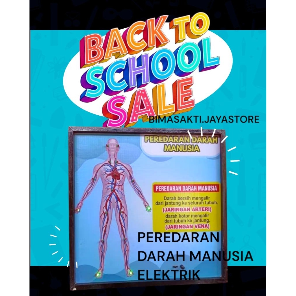 

Penampang peredaran darah elektrik/ alat peraga ipa peredaran darah elektrik