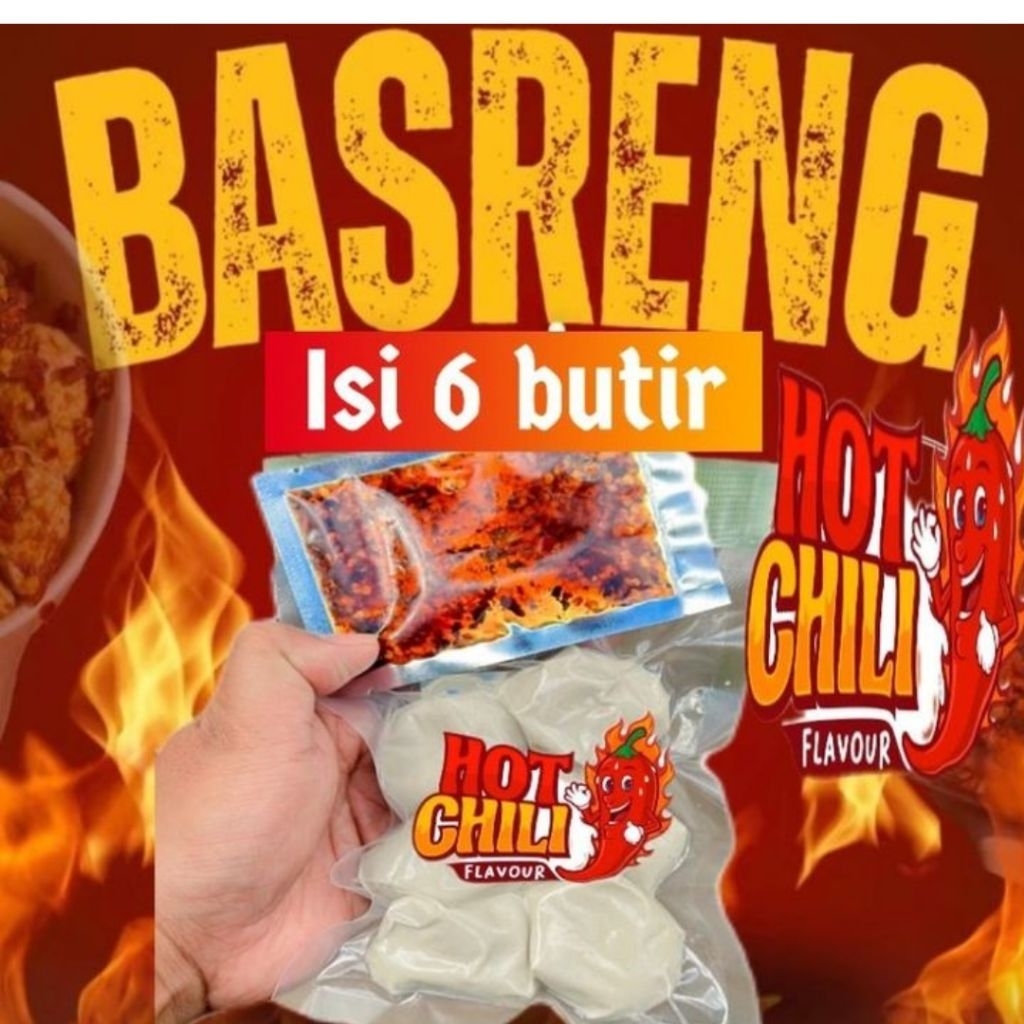

BASRENG MENTAH ISI 6 PLUS CHILI OIL VIRAL
