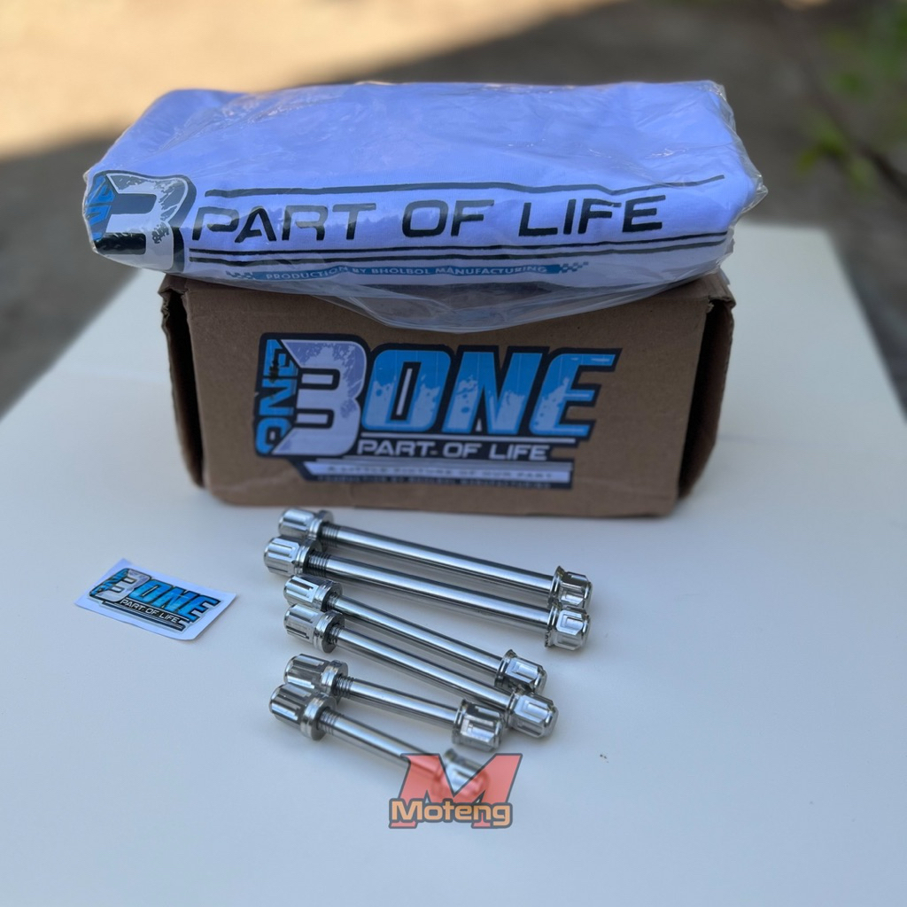 Baut Pangkon Mesin Tiger Stainless Original One B Free Kaos