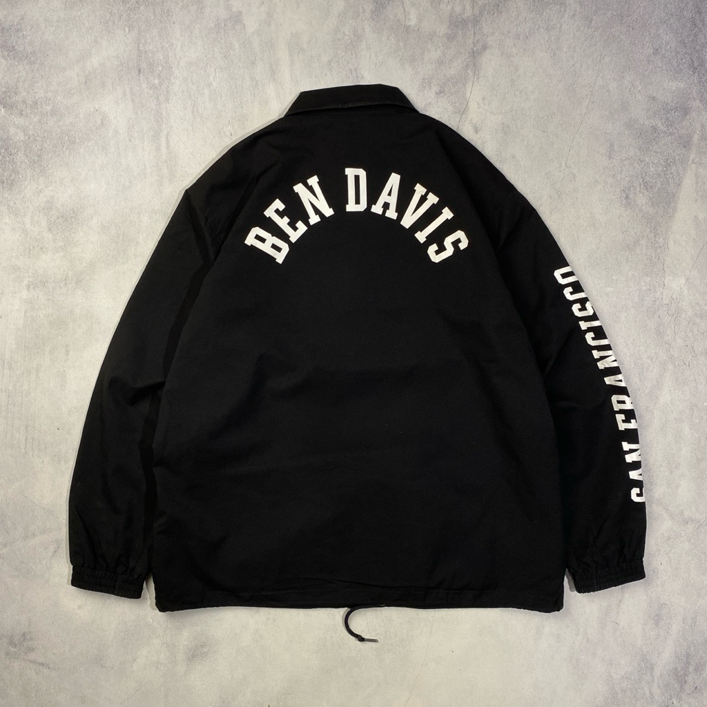 Ben Davis Nylon Coach Jacket Casual Harrington Work Jacket