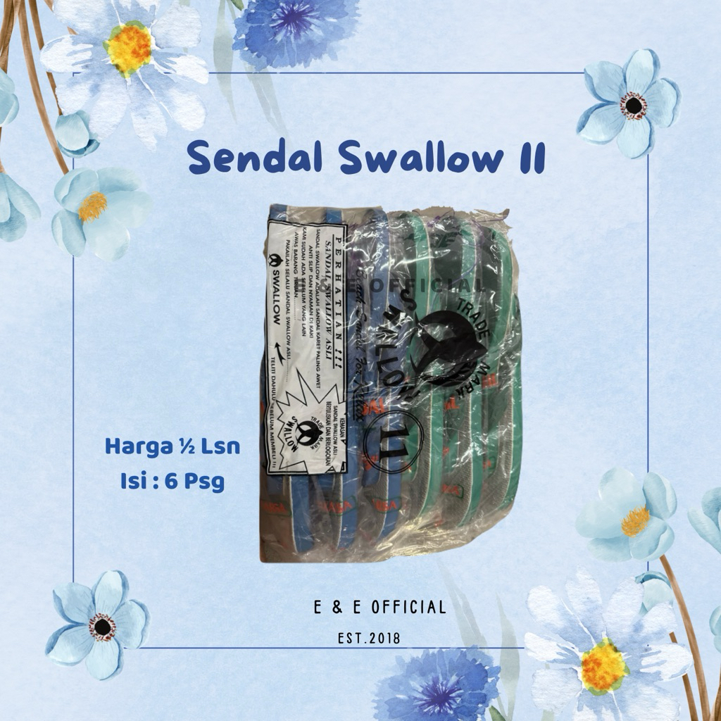 SANDAL JEPIT SWALLAW 11 / SENDAL COWOK CEWEK SWALLAW / JUMBO SIZE