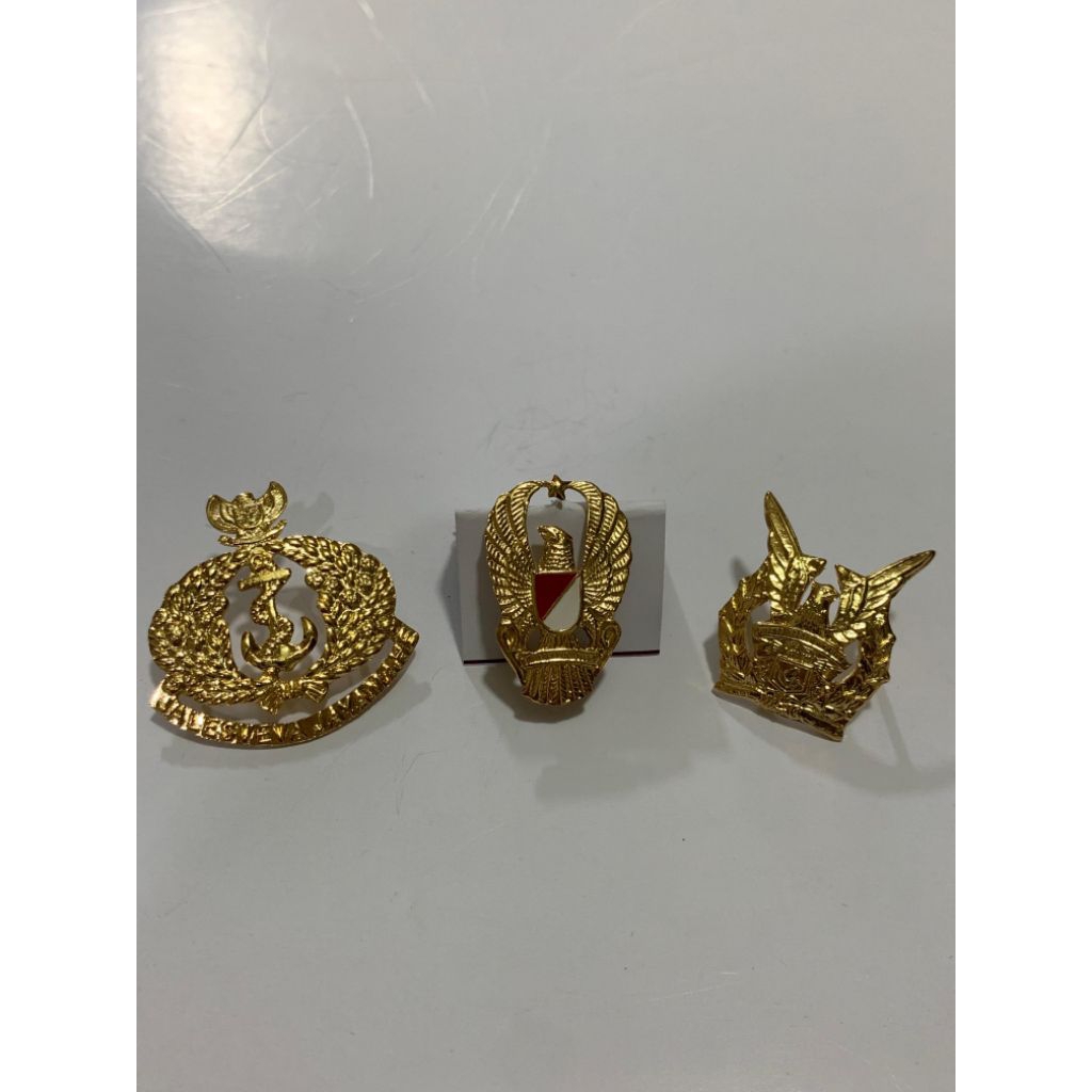 Pin topi mut TNI AL/AD/AU