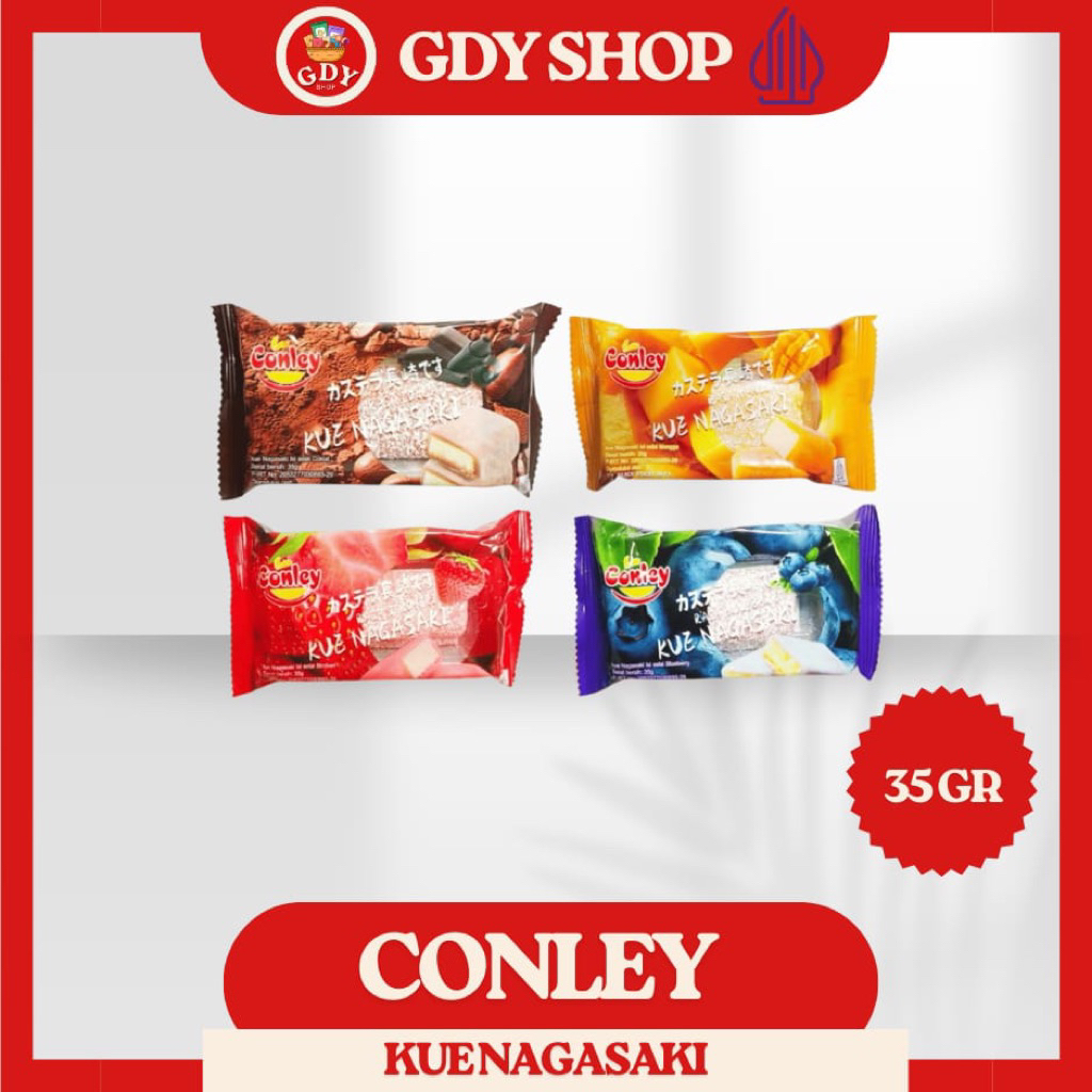 

CONLEY MOCHI KUE NAGASAKI 35g | COKLAT | MANGGA | BlUEBERRY | STRAWBERRY