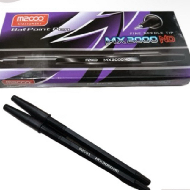 

Pulpen Pena Ballpoint MX2000 Selusin Tinta Hitam 12 pcs