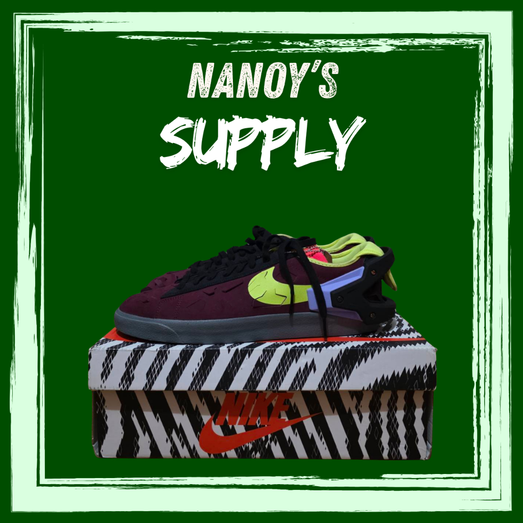 Nike Blazer Low Acronym Night Maroon