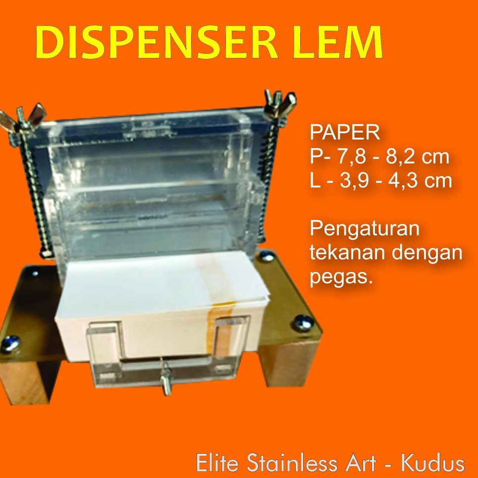 

DISPENSER LEM, TEMPAT LEM PAPER, MAGAZINE LEM