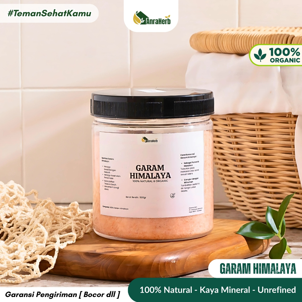 

AnraHerb Garam Himalaya 500gr | Asli Halus Murni Untuk Masak dan Kesehatan