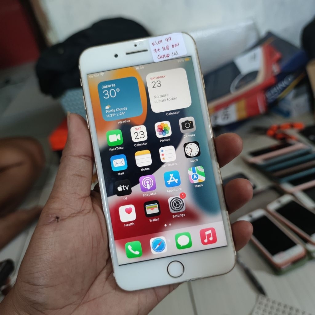 (99) IP 7 PLUS 128GB BYPASS CELL GOLD (2)