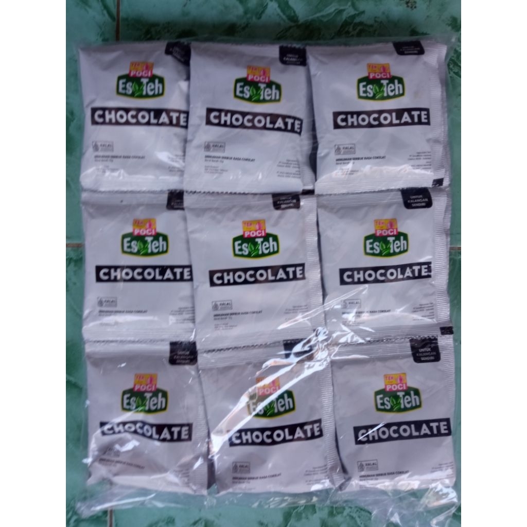 serbuk rasa chocolate/varian rasa teh poci asli