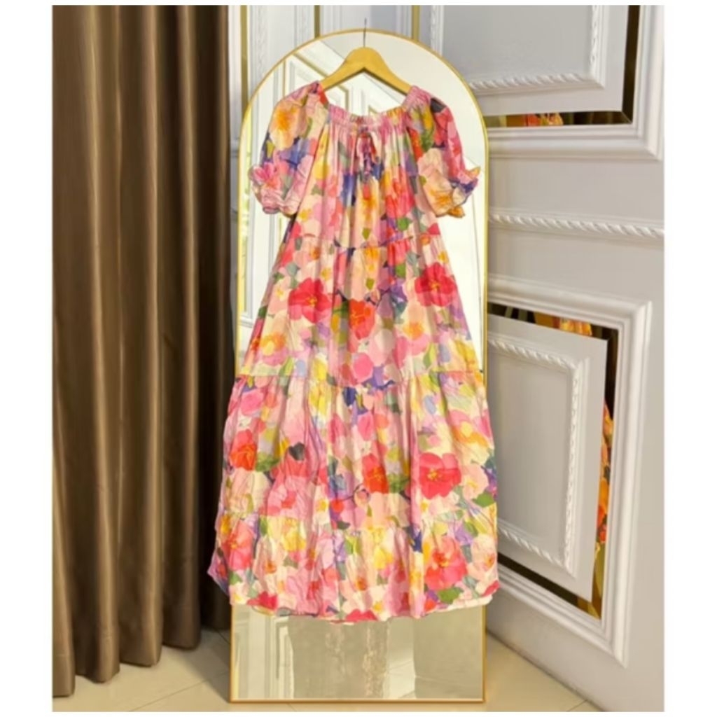 daster bunga2 katun rayon