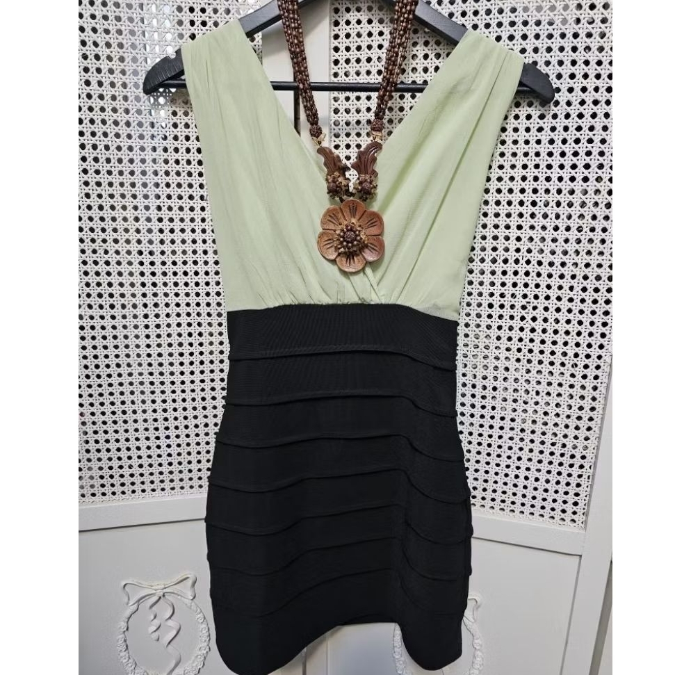 sexy bodycon dress baju wanita stretch mini dress