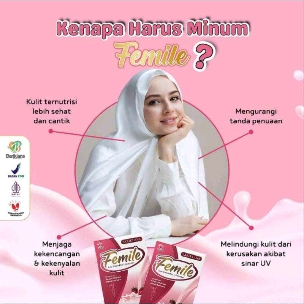

FEMILE SUSU ETAWA PLUS L=GLUTATIONE untuk kulit lebih cerah dan memperlambat penuaan dini