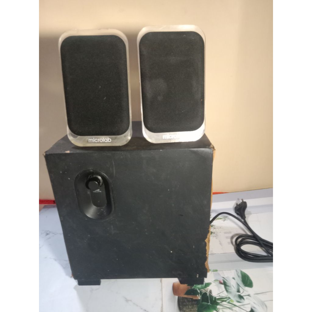 Speaker AKTIF MICROLAB bisa untuk hp & lactop second