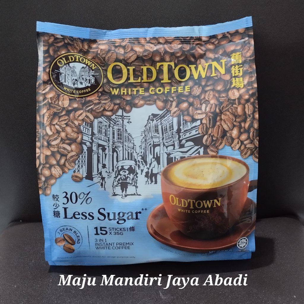 

Old Town White Coffee Less Sugar 3 in 1 Instant Malaysia
