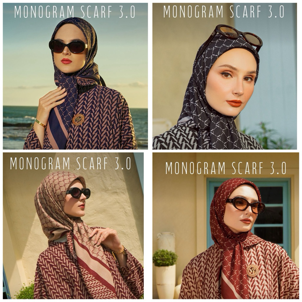 VZ Monogram Scarf 3.0