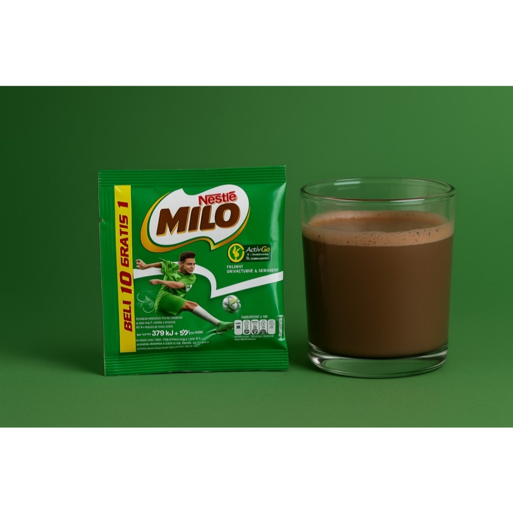 

Nestle MILO (malt, susu, coklat)