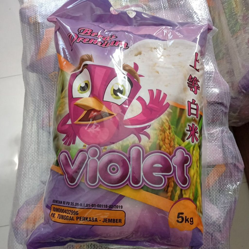 

beras premium VIOLET 5 KG