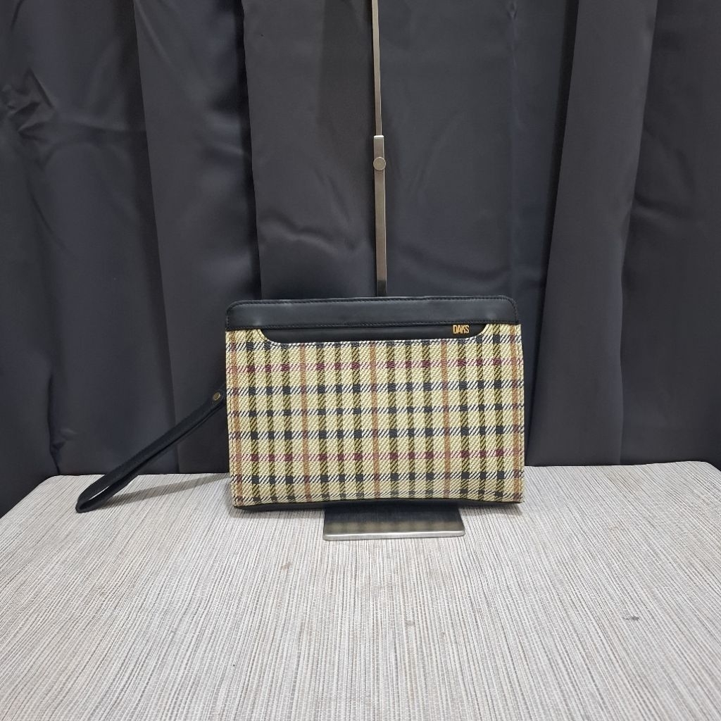 Daks Clutch Handbag Kulit Asli