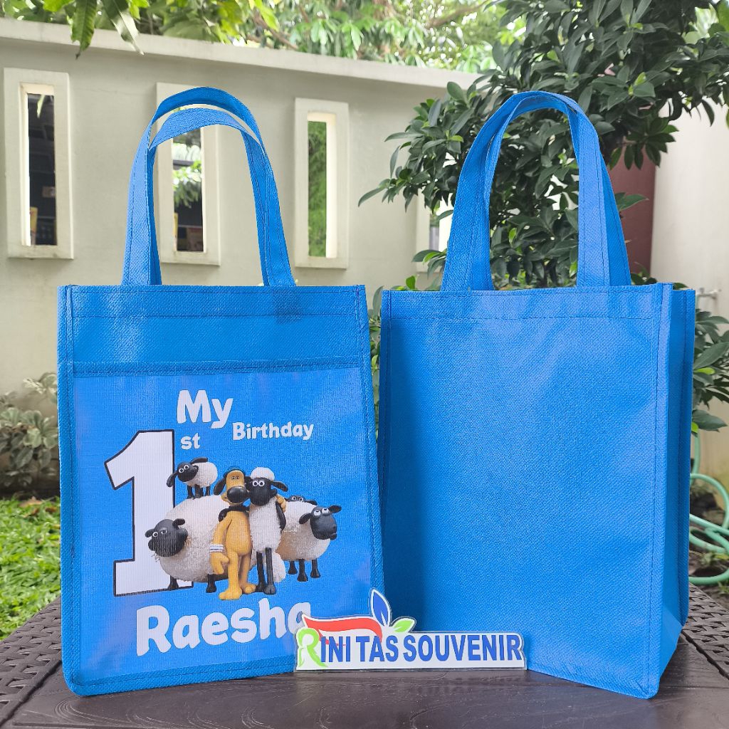 

Tas souvenir ultah kantong depan - Tas ulang tahun - Tas ultah