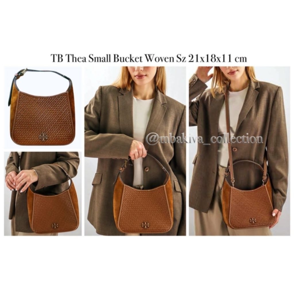 TB Thea Small Bucket Woven