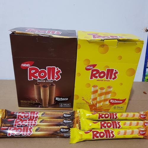 

PER BOX NABATI RICHEESE WAFER STICK ROLLS 1 PACK 20 PCS