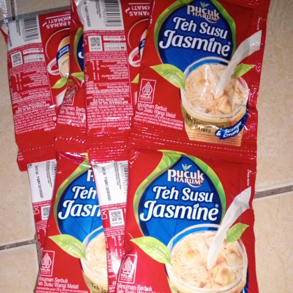 

teh pucuk harum kemasan sachet jasmine mayora renceng