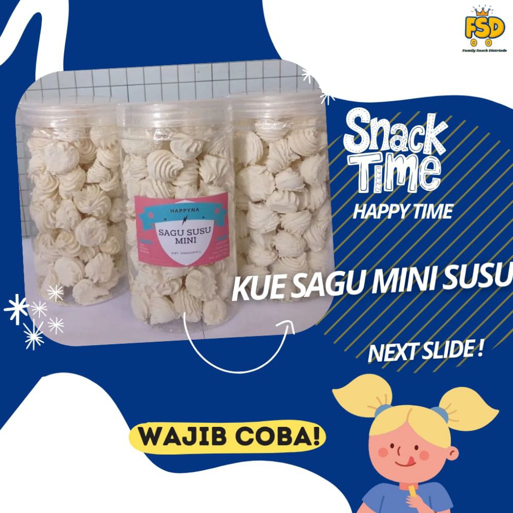 

1 Toples Sagu Mini Susu