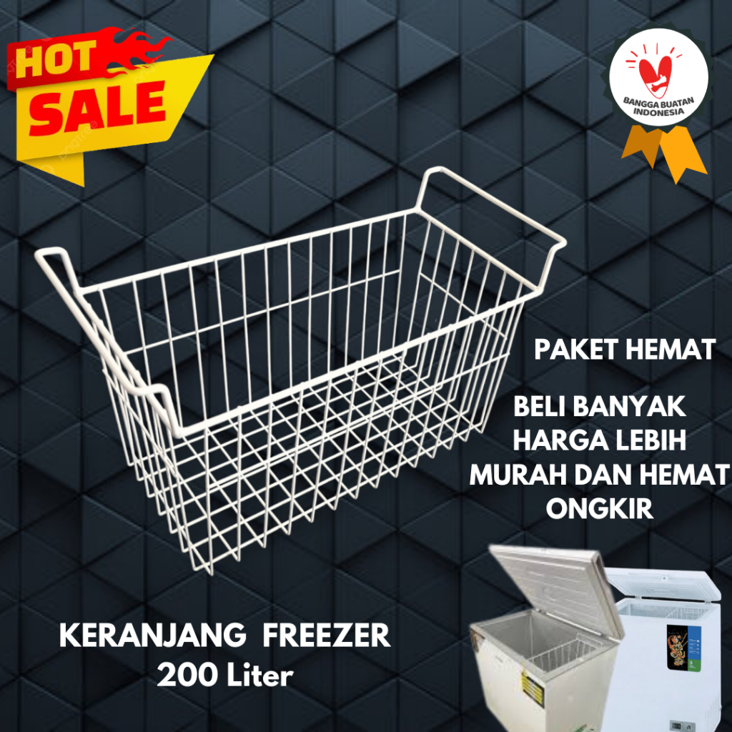 Terbaru! Paket Keranjang Freezer 200 Liter / Keranjang Es Box