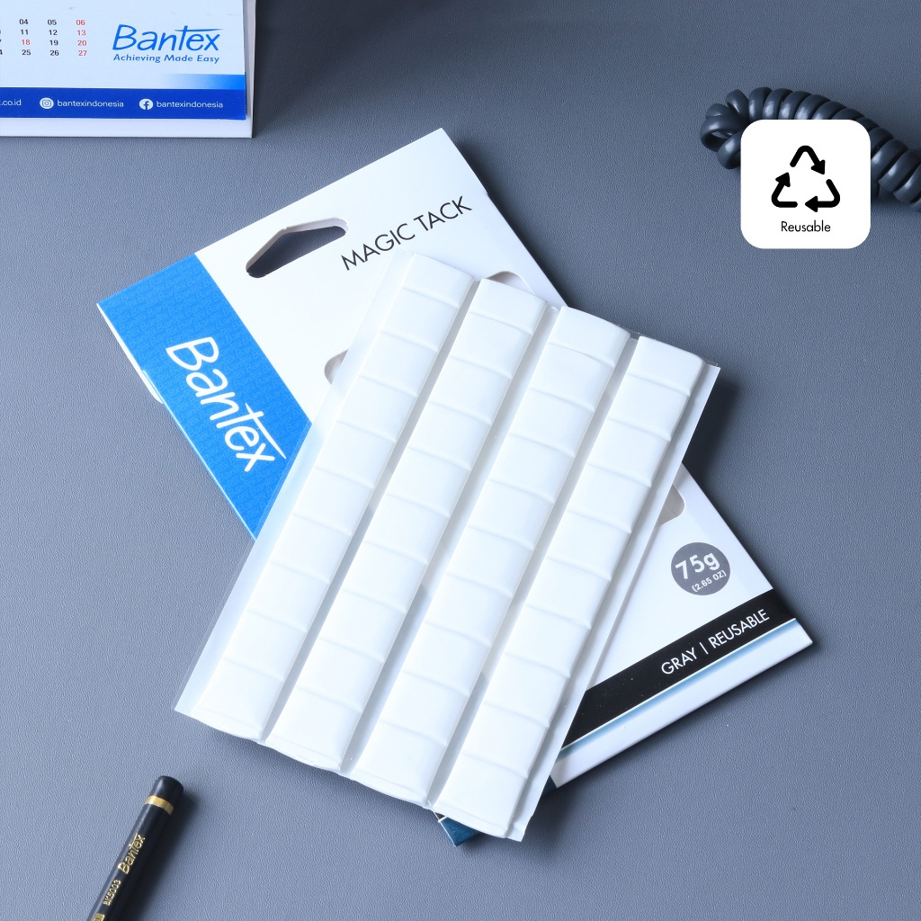 

Bantex Magic Tack Stiky 75gr / Glue Tack / Lem Tempel 75 Gram