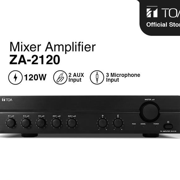 TOA ZA-2120 Mixer Amplifier 120 W Amplifier TOA ZA 2120